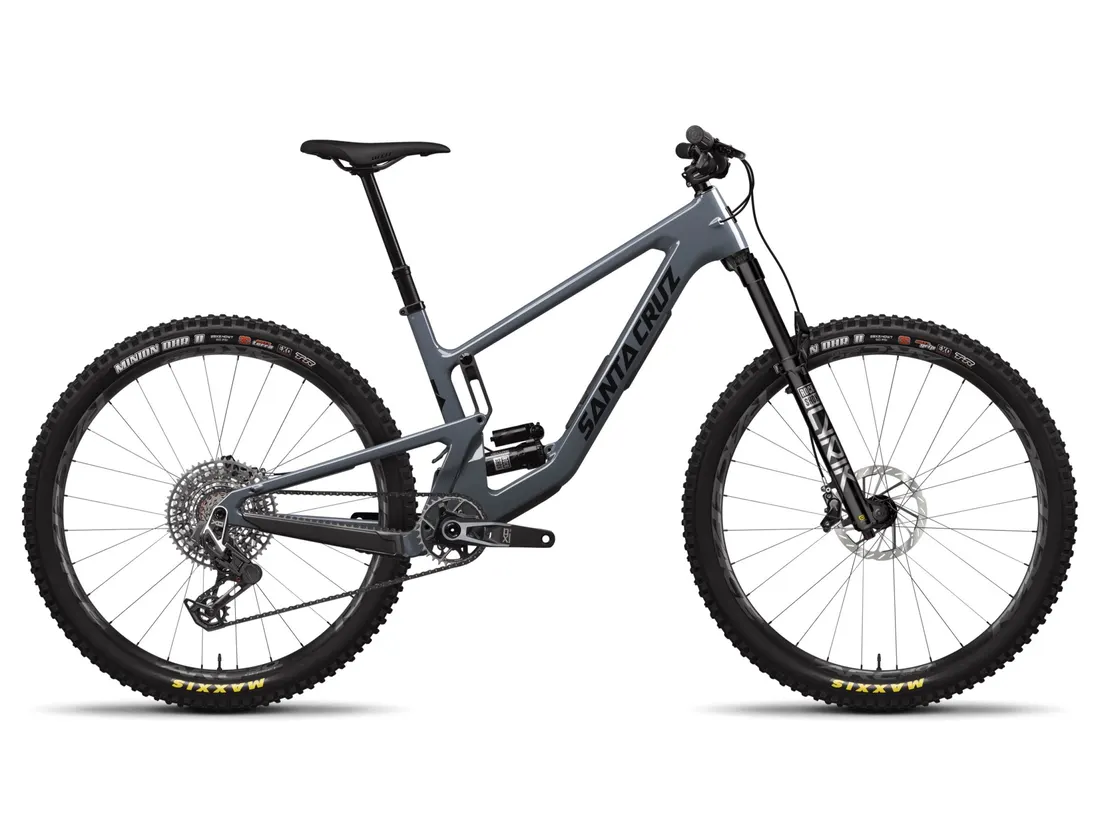 Santa Cruz Hightower Mountainbike in Ocean Blue, Seitenansicht